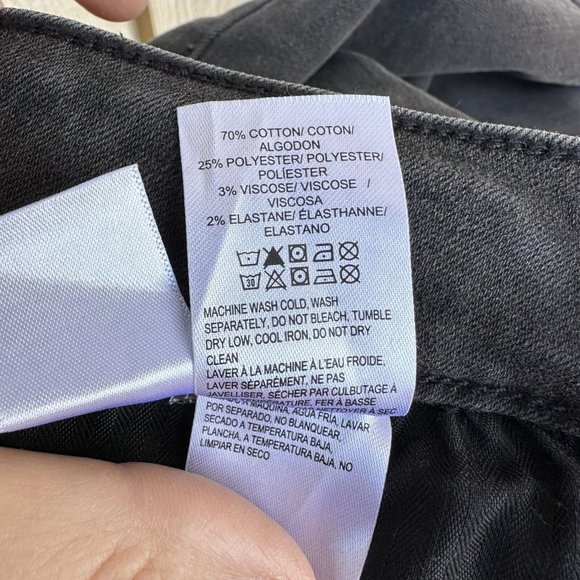 Lucky Brand Jeans Women’s 14/32 Ankle Faded Black Wash Low Rise Skinny Lolita - Picture 8 of 9